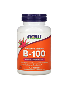 NOW Foods, Sustained Release B-100, 100 Tablets