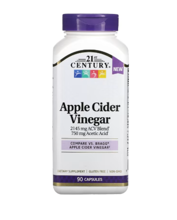 21st Century, Apple Cider Vinegar, 90 Capsules