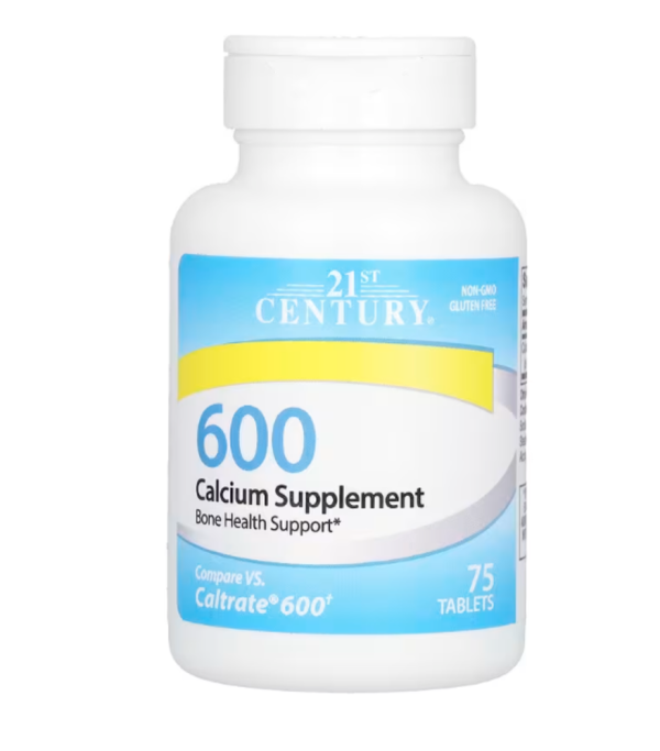 21st Century, Calcium Supplement 600, 75 Tablets