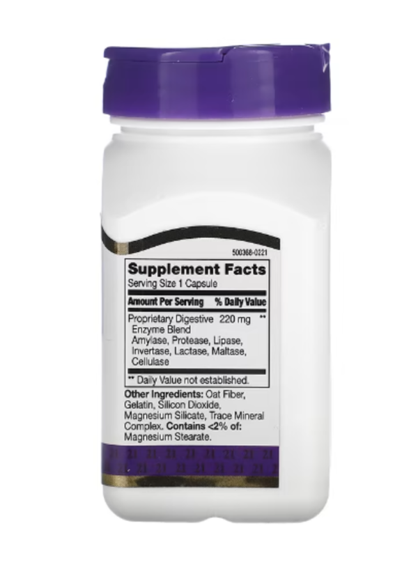 21st Century, Digestive Enzymes, 60 Capsules