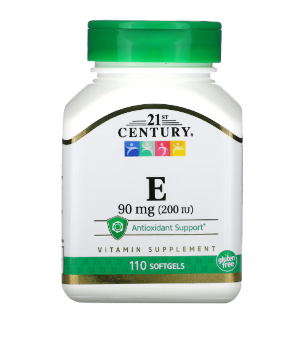 21st Century, E, 90 mg (200 IU), 110 Softgels