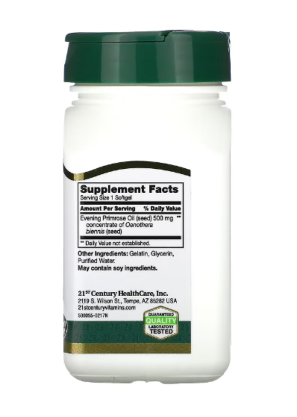 21st Century, Evening Primrose Oil, Women's Health Support, 60 Softgels