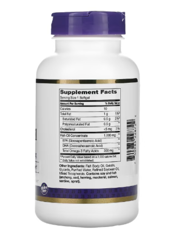 21st Century, Fish Oil, 1,000 mg, 120 Softgels