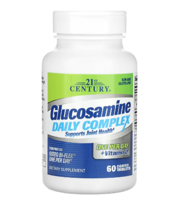 21st Century, Glucosamine Daily Complex, 60 Coated Tablets