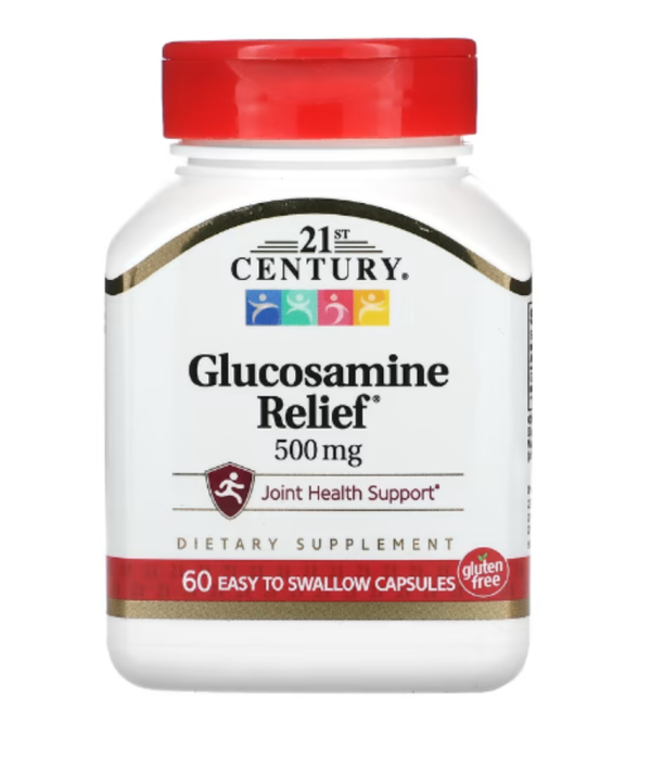 21st Century, Glucosamine Relief, 500 mg, 60 Easy To Swallow Capsules