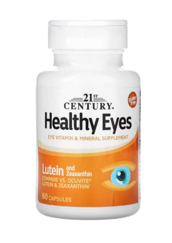 21st Century, Healthy Eyes, Lutein & Zeaxanthin, 60 Capsules