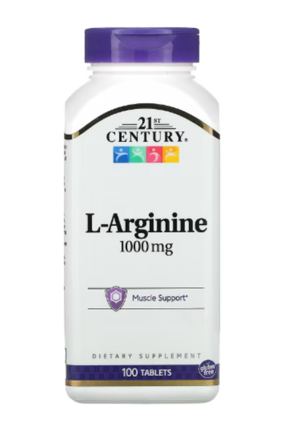 21st Century, L-Arginine, 1,000 mg, 100 Tablets
