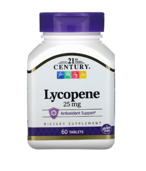 21st Century, Lycopene, 25 mg, 60 Tablets