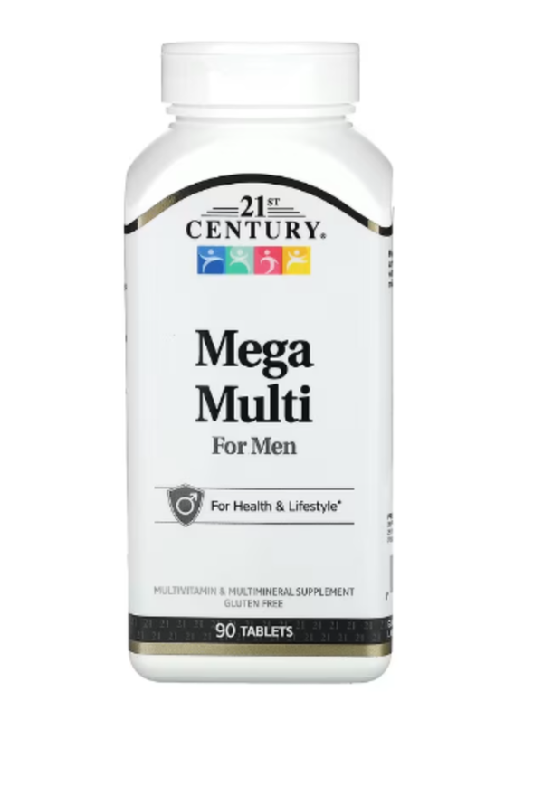 21st Century, Mega Multi for Men, 90 Tablets