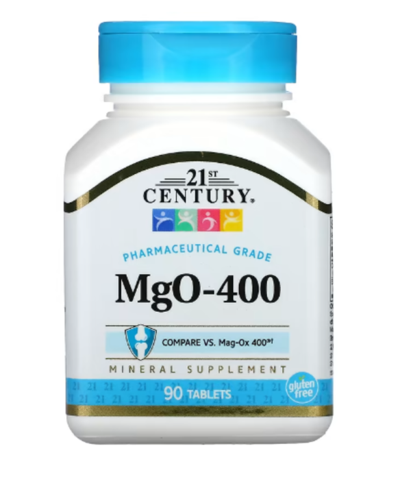 21st Century, MgO-400, 90 Tablets