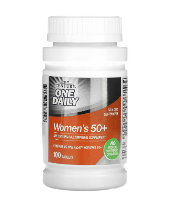 21st Century, One Daily, Women's 50+, Multivitamin Multimineral, 100 Tablets