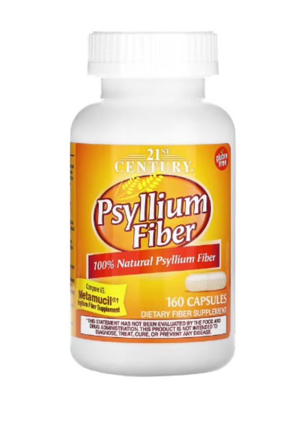 21st Century, Psyllium Fiber, 160 Capsules