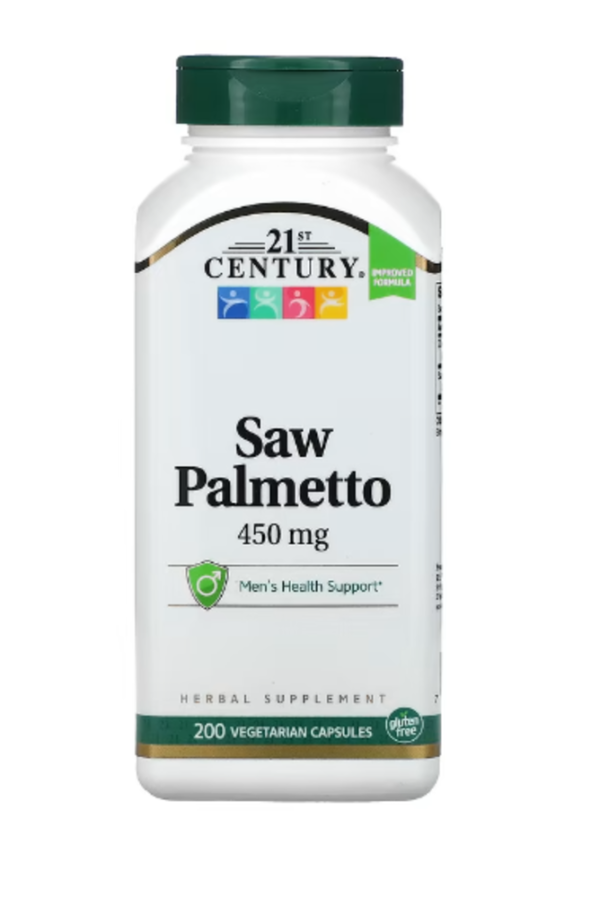 21st Century, Saw Palmetto, 450 mg, 200 Vegetarian Capsules