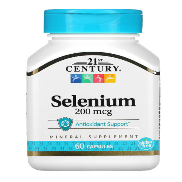 21st Century, Selenium, 200 mcg, 60 Capsules