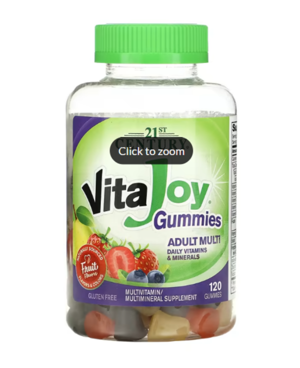 21st Century, VitaJoy Gummies, Adult Multivitamin, Fruit Flavor, 120 Gummies