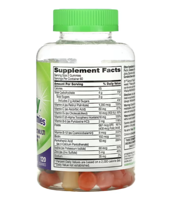 21st Century, VitaJoy Gummies, Adult Multivitamin, Fruit Flavor, 120 Gummies
