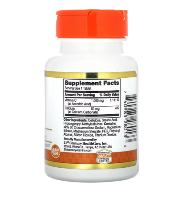 21st Century, Vitamin C, 1,000 mg, 60 Tablets