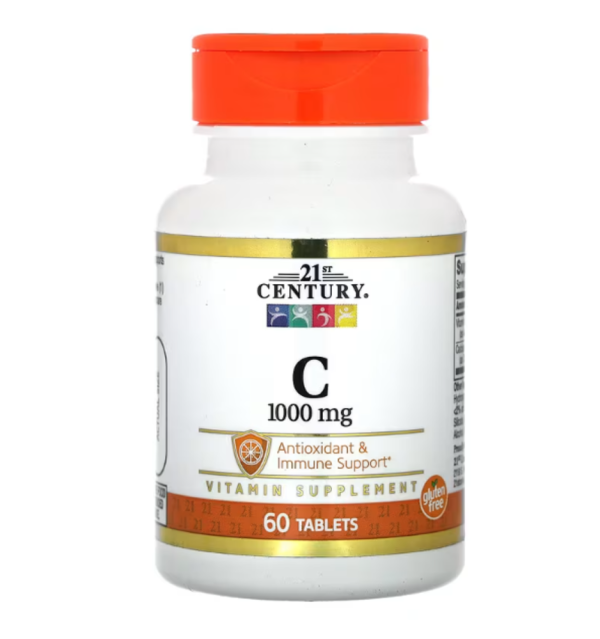 21st Century, Vitamin C, 1,000 mg, 60 Tablets