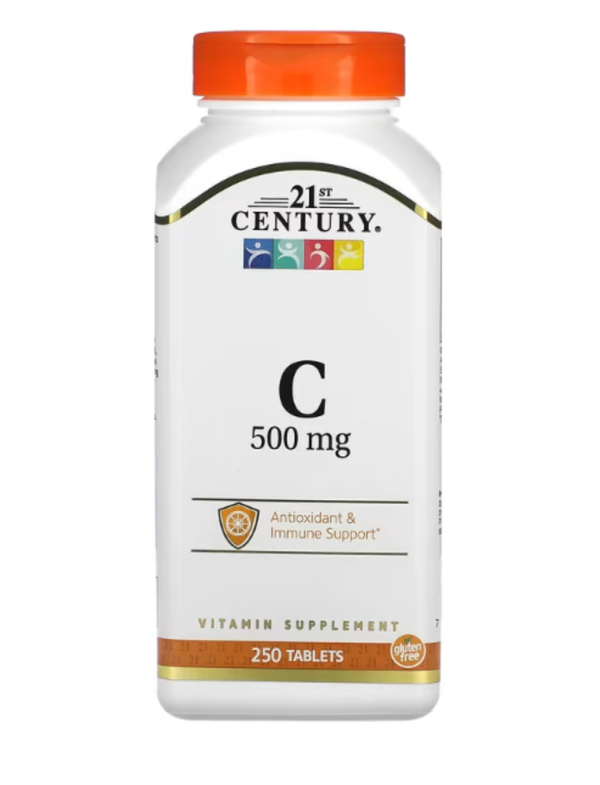21st Century, Vitamin C, 500 mg, 250 Tablets