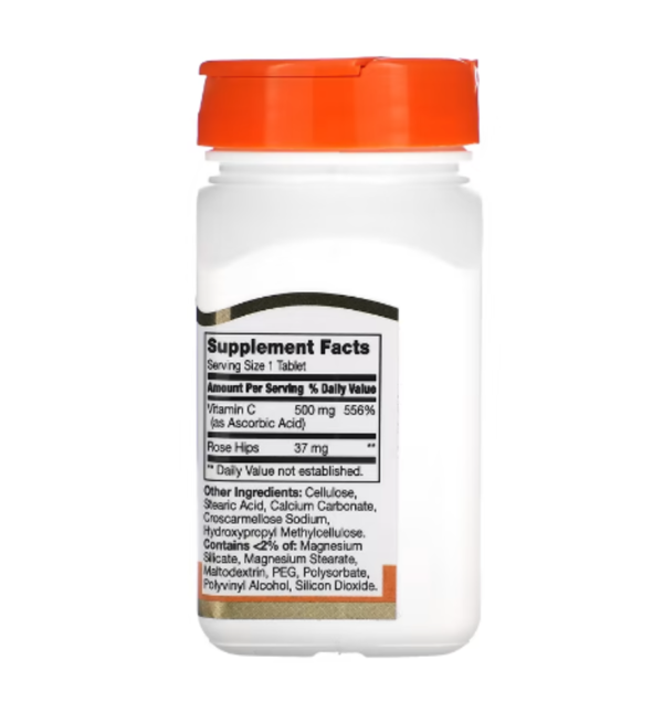21st Century, Vitamin C with Rose Hips, 500 mg, 110 Tablets
