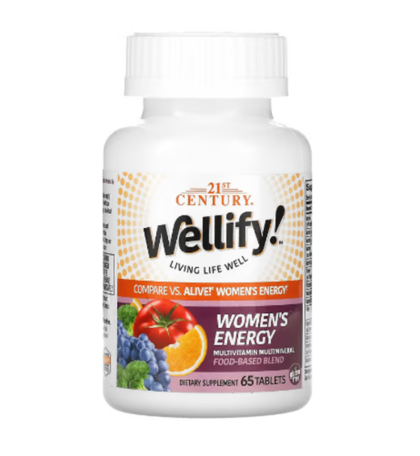21st Century, Wellify! Women's Energy, Multivitamin Multimineral, 65 Tablets