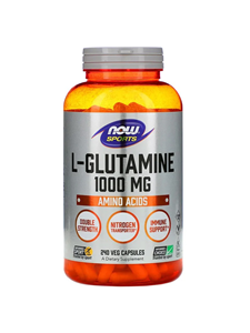 NOW Foods, Sports, L-Glutamine, 1,000 mg, 240 Veg Capsules