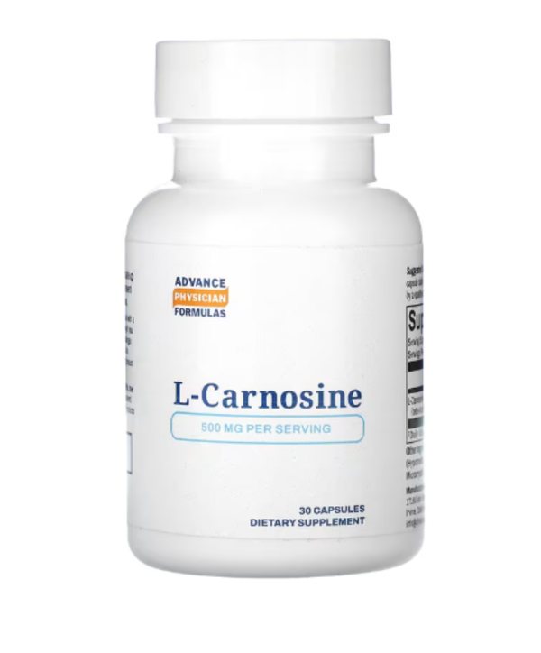 Advance Physician Formulas, L-Carnosine, 500 mg, 30 Capsules