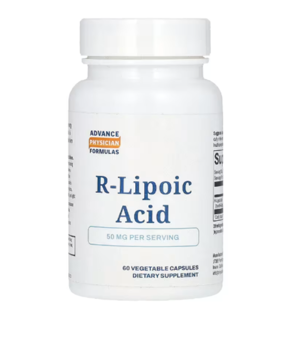 Advance Physician Formulas, R-Lipoic Acid, 50 mg, 60 Vegetable Capsules