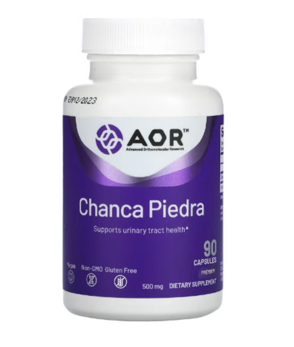 Advanced Orthomolecular Research AOR, Chanca Piedra, 500 mg, 90 Capsules