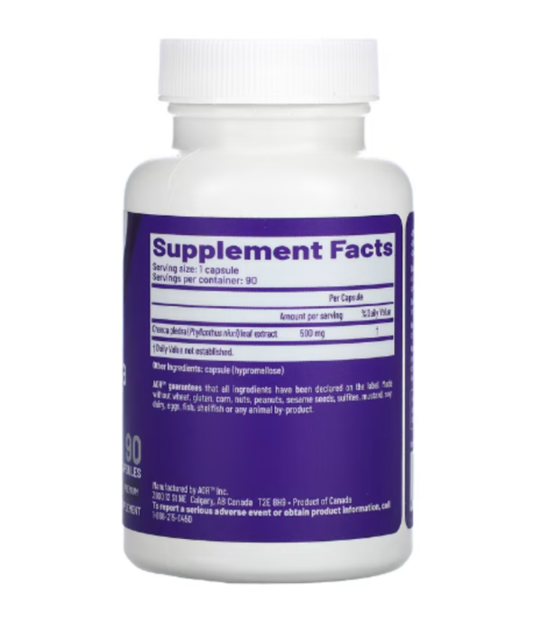 Advanced Orthomolecular Research AOR, Chanca Piedra, 500 mg, 90 Capsules