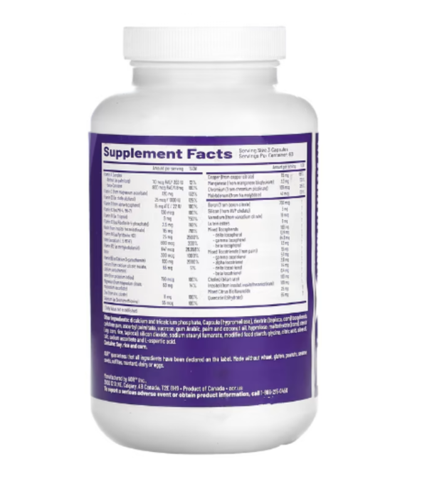 Advanced Orthomolecular Research AOR, Multi Basics 3, 180 Capsules