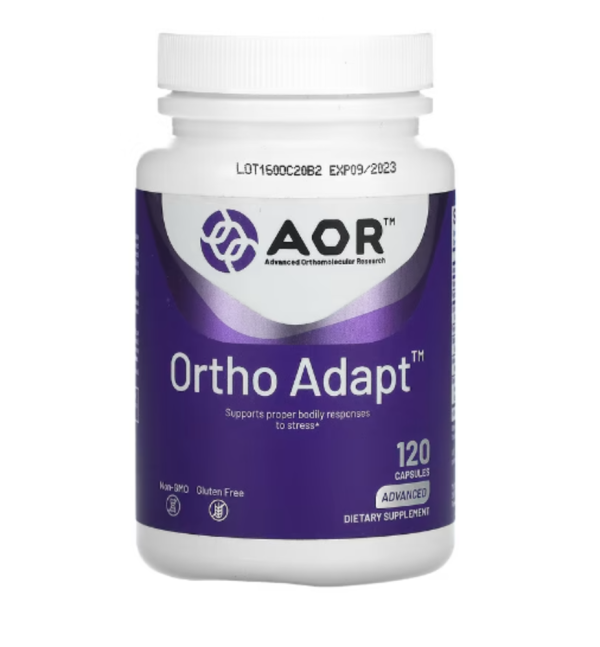 Advanced Orthomolecular Research AOR, Ortho Adapt, 120 Capsules