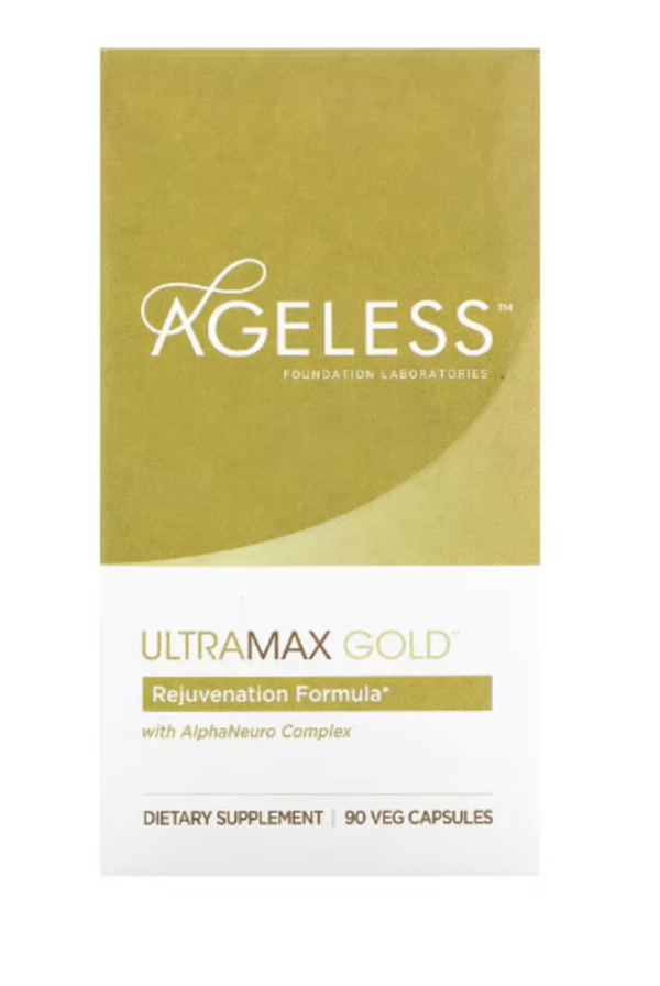 Ageless Foundation Laboratories, UltraMax Gold with AlphaNeuro Complex, 90 Veg Capsules