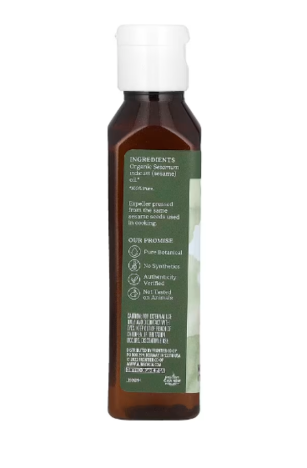 Aura Cacia, Organic Skin Care Oil, Sesame, 4 fl oz (118 ml)