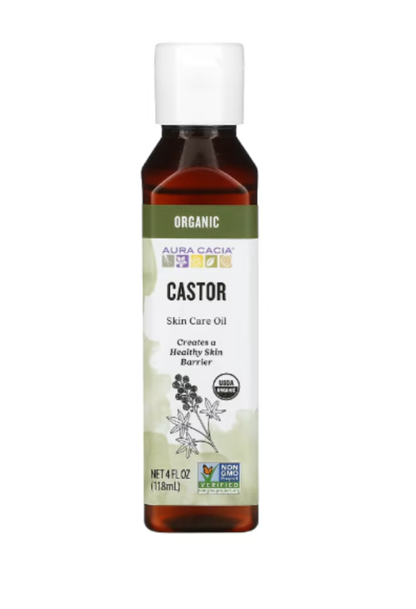 Aura Cacia, Skin Care Oil, Castor, 4 fl oz (118 ml)