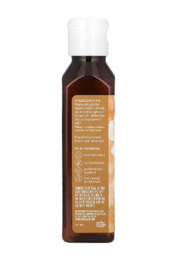 Aura Cacia, Skin Care Oil, Sweet Almond, 4 fl oz (118 ml)
