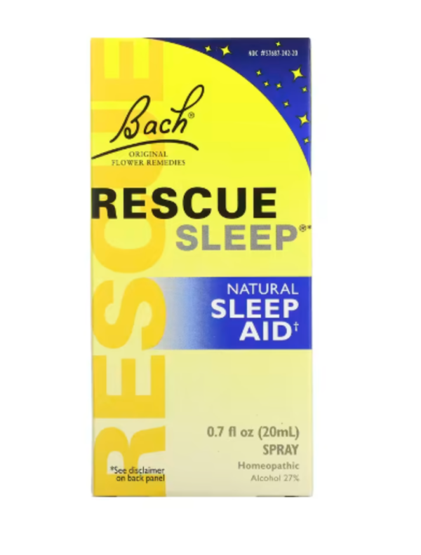 Bach, Original Flower Remedies, Rescue Sleep, Natural Sleep Aid, 0.7 fl oz (20 ml) Spray