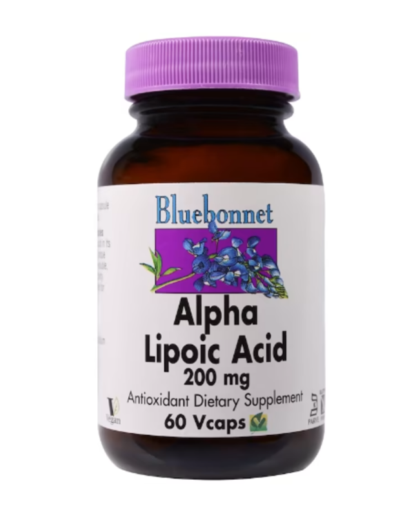 Bluebonnet Nutrition, Alpha Lipoic Acid, 200 mg, 60 Vcaps