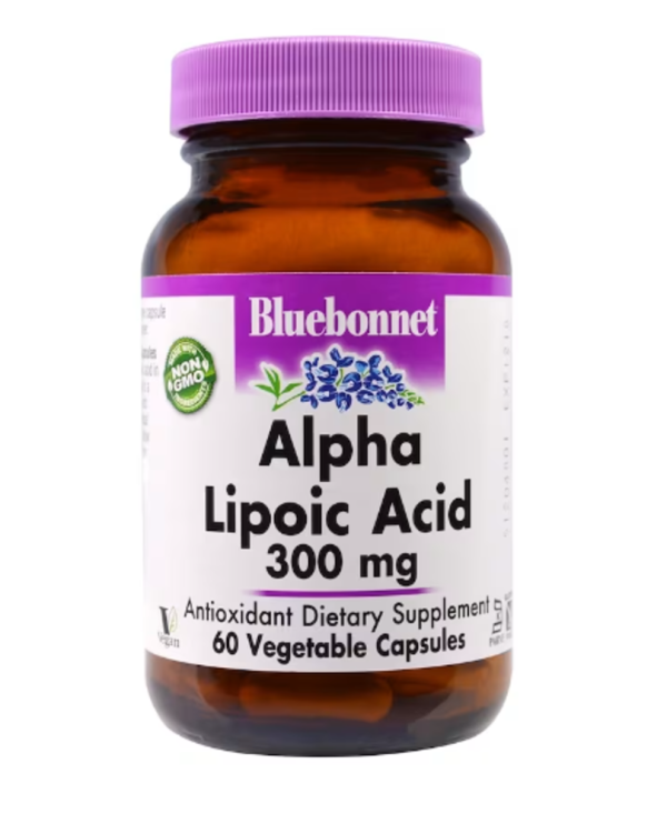 Bluebonnet Nutrition, Alpha Lipoic Acid, 300 mg, 60 Veggie Caps