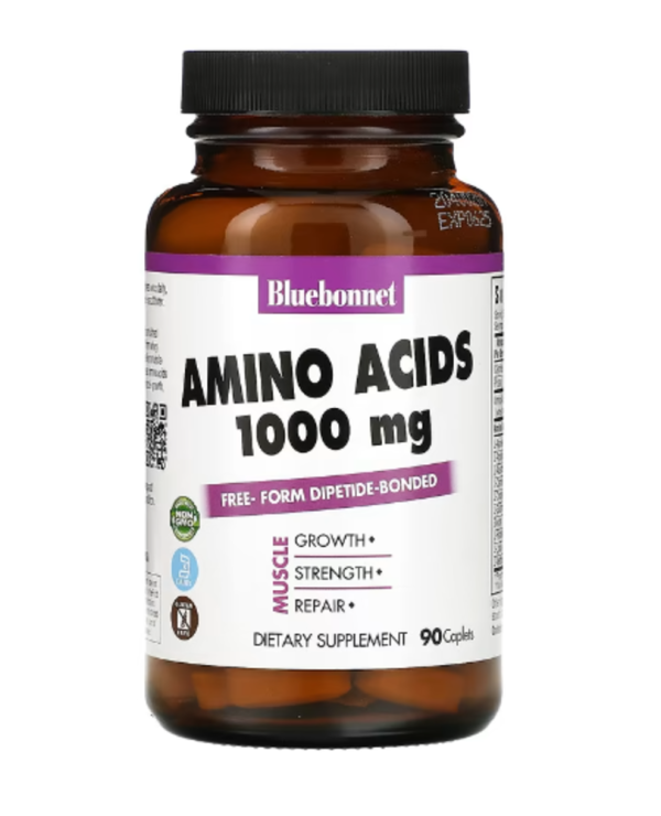 Bluebonnet Nutrition, Amino Acids, 1,000 mg, 90 Caplets