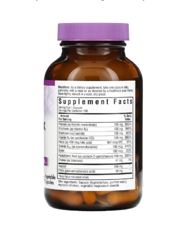 Bluebonnet Nutrition, B-Complex 100, 100 Vegetable Capsules