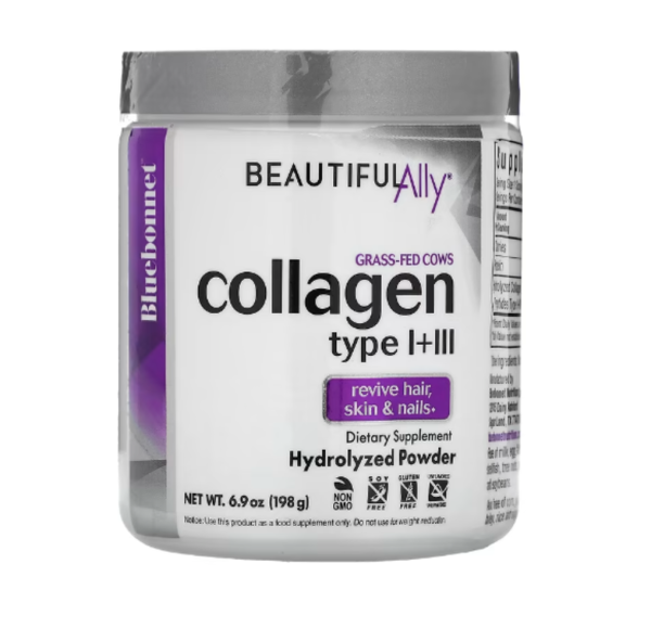 Bluebonnet Nutrition, Beautiful Ally, Collagen Type I + III, 6.9 oz (198 g)