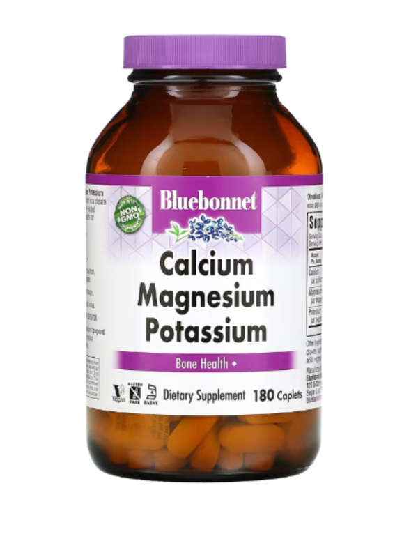 Bluebonnet Nutrition, Calcium Magnesium Potassium, 180 Caplets