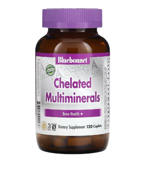 Bluebonnet Nutrition, Chelated Multiminerals, 120 Caplets