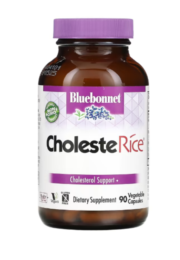Bluebonnet Nutrition, CholesteRice, 90 Vegetable Capsules