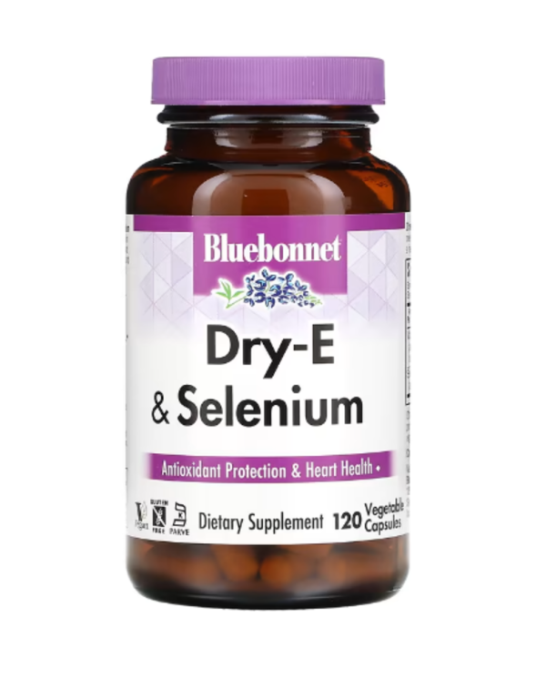 Bluebonnet Nutrition, Dry-E & Selenium, 120 Vegetable Capsules