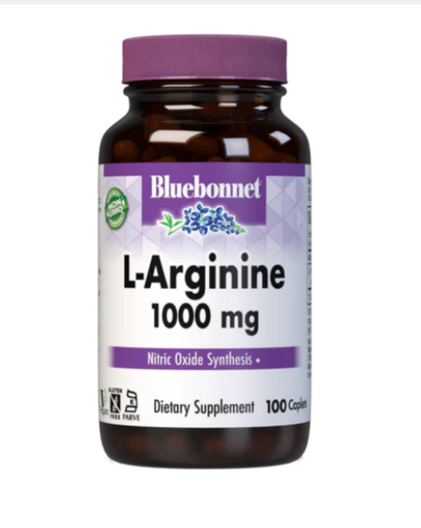 Bluebonnet Nutrition, L-Arginine, 1,000 mg, 100 Caplets