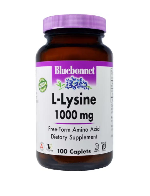 Bluebonnet Nutrition, L-Lysine, 1000 mg, 100 Caplets
