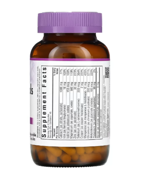 Bluebonnet Nutrition, Multiminerals & Boron, 180 Vegetable Capsules