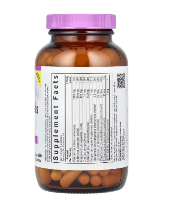 Bluebonnet Nutrition, Multiminerals & Boron, Iron-Free, 180 Vegetable Capsules